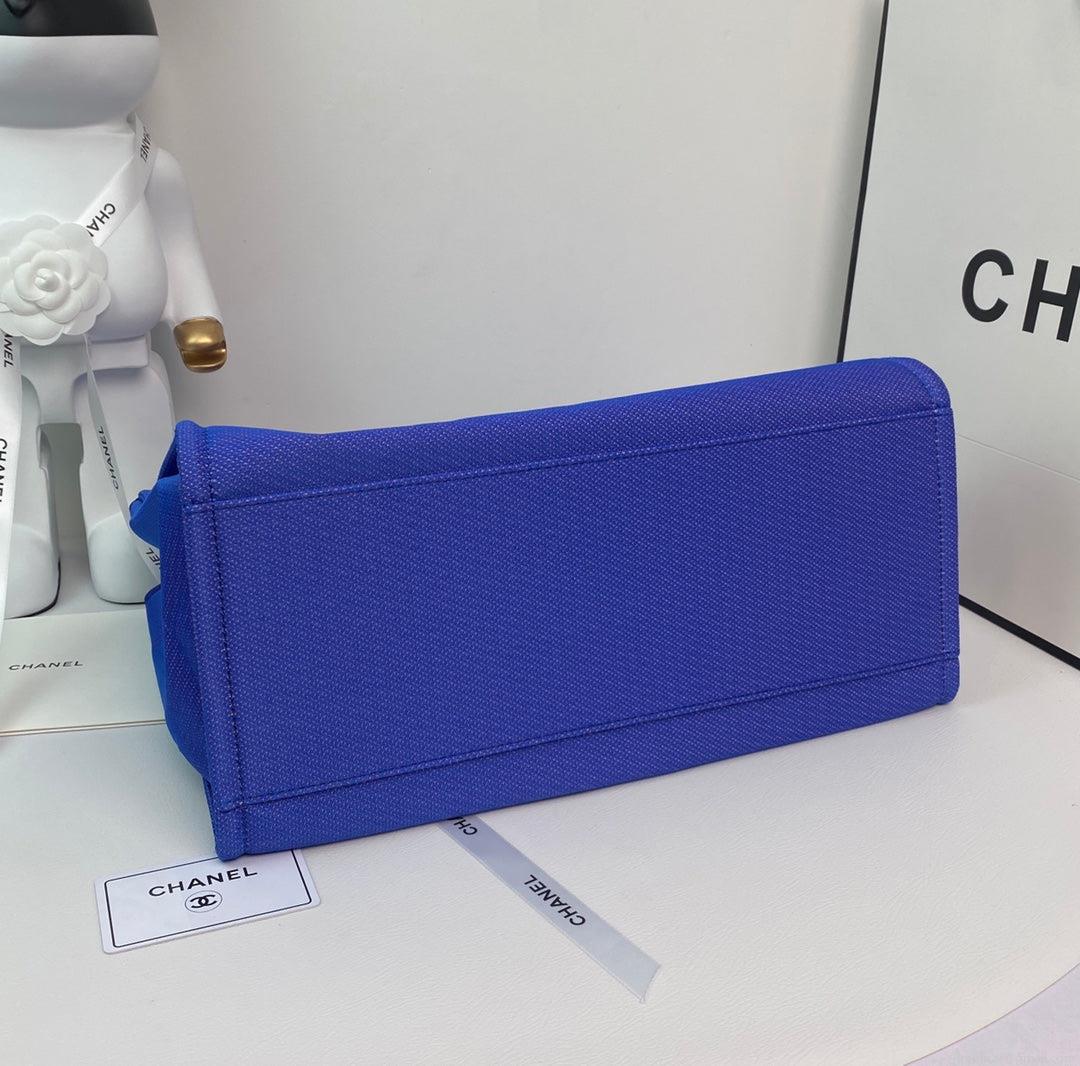 Chanel A66941 Large Shopping Bag A93786 Clothing Blue