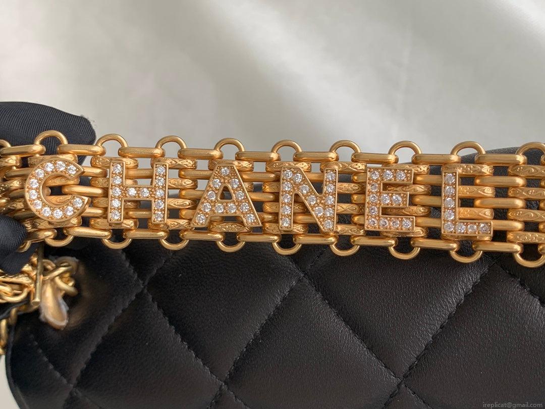 Chanel Small Flap Bag Lambskin AS3241 Black