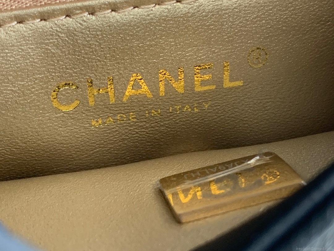Chanel Small Flap Bag Lambskin AS3240 Black