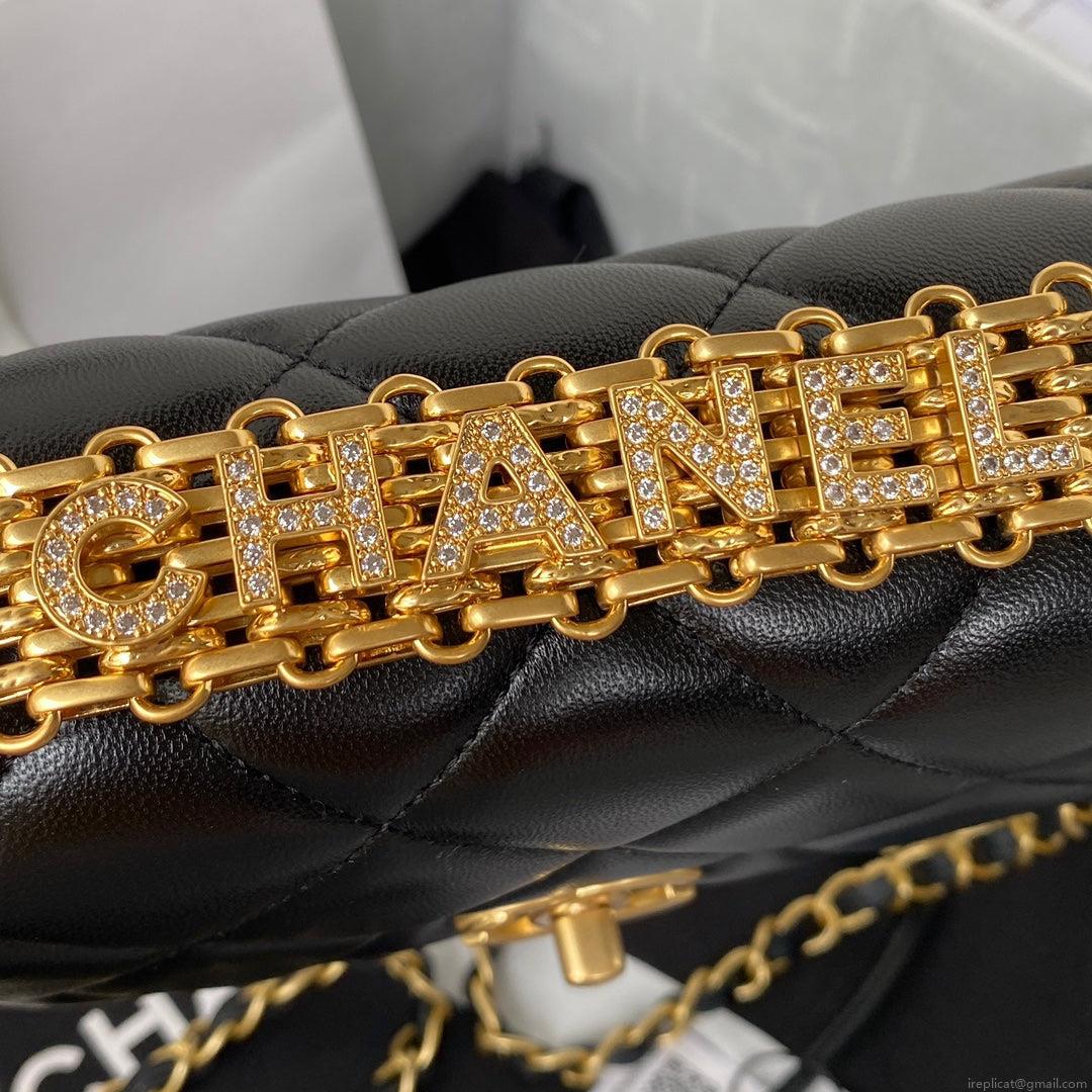 Chanel Mini Flap Bag Lambskin AS3239 Black