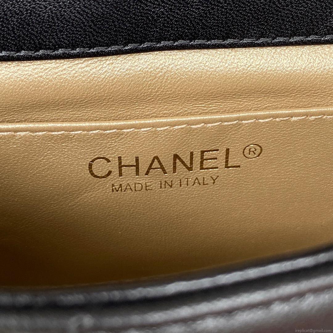 Chanel Mini Flap Bag Lambskin AS3239 Black