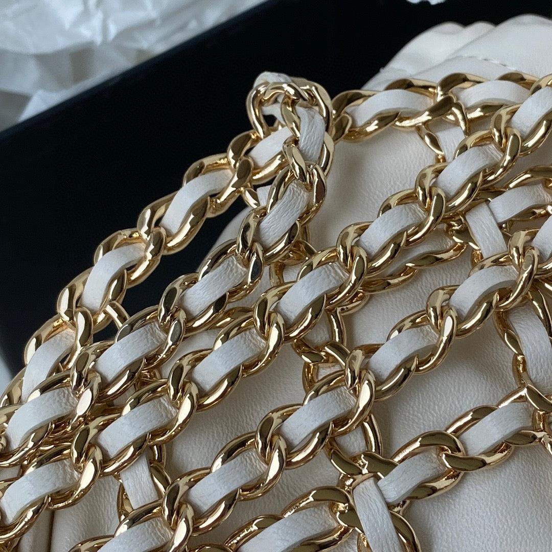 Chanel 2022 Cruise AP2685 Clutch Bag White