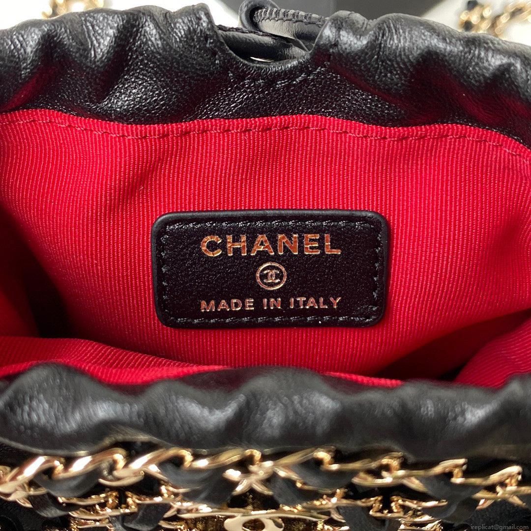 Chanel 2022 Cruise AP2685 Clutch Bag Black