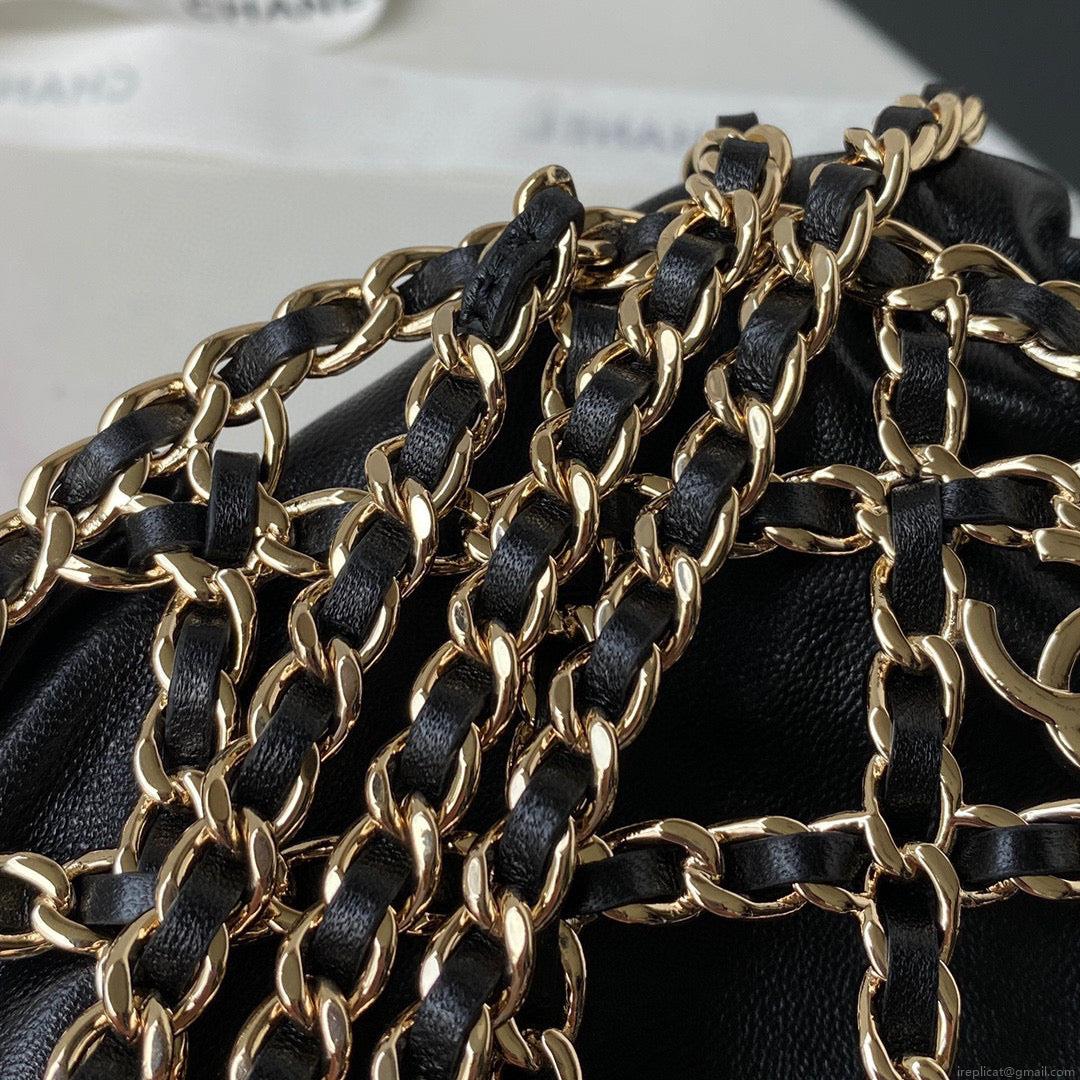 Chanel 2022 Cruise AP2685 Clutch Bag Black
