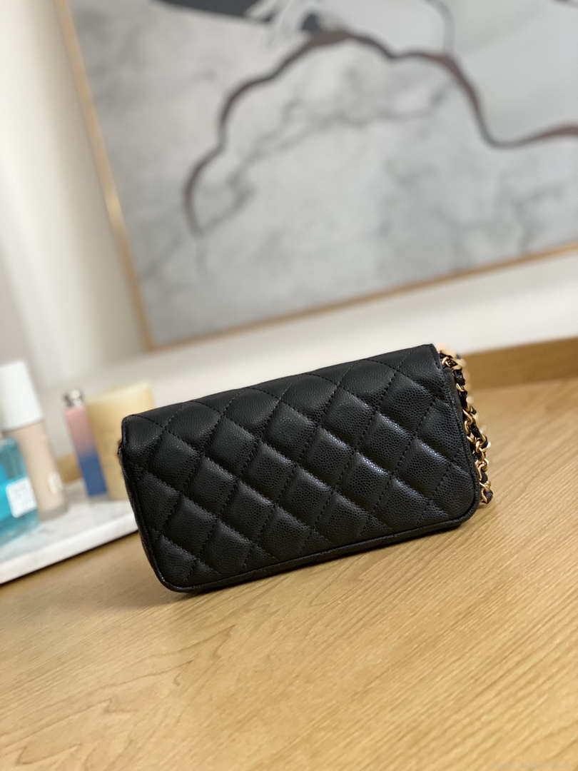 Chanel AP81210 Belt Pocket Bag Black