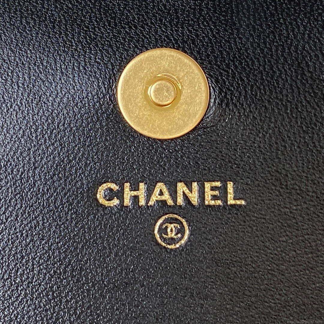 Chanel AP3363 Flap Baguette Bag Lambskin Black