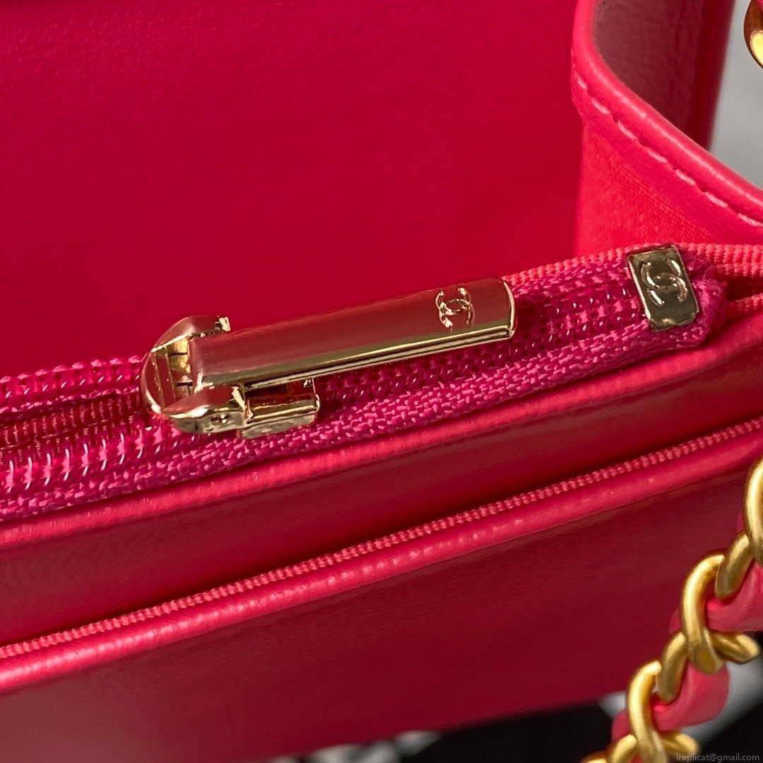 Chanel AP3363 Flap Baguette Bag Lambskin Red