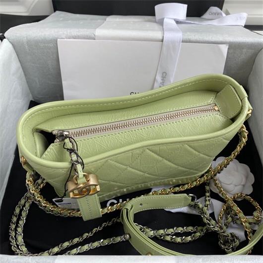 Chanel A91810 Gabrielle Small Hobo Bag Dark green