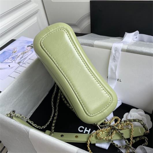Chanel A91810 Gabrielle Small Hobo Bag Dark green