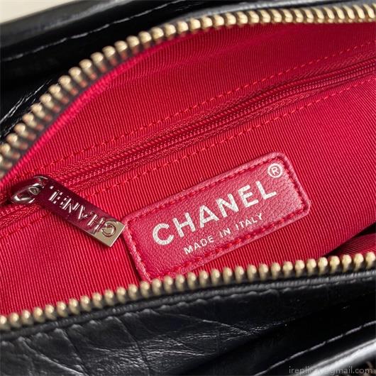 Chanel A91810 Gabrielle Small Hobo Bag Black
