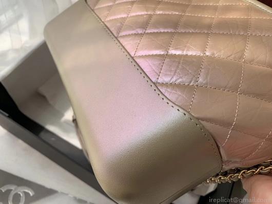 Chanel A93824 Large Hobo Bag Smooth Calfskin Nude