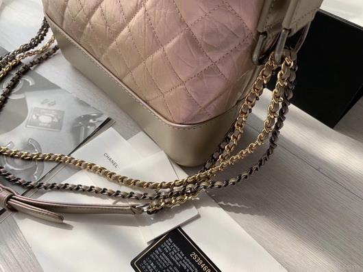 Chanel A93824 Large Hobo Bag Smooth Calfskin Nude
