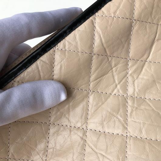 Chanel A93824 Large Hobo Bag Smooth Calfskin Apricot