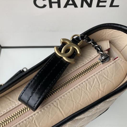 Chanel A93824 Large Hobo Bag Smooth Calfskin Apricot
