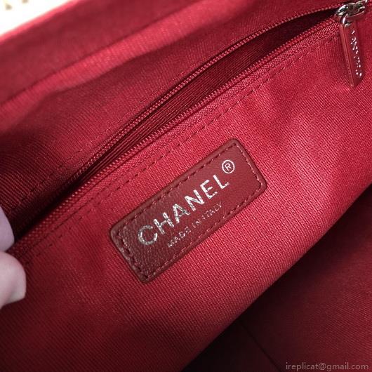 Chanel A93824 Large Hobo Bag Smooth Calfskin White and Black