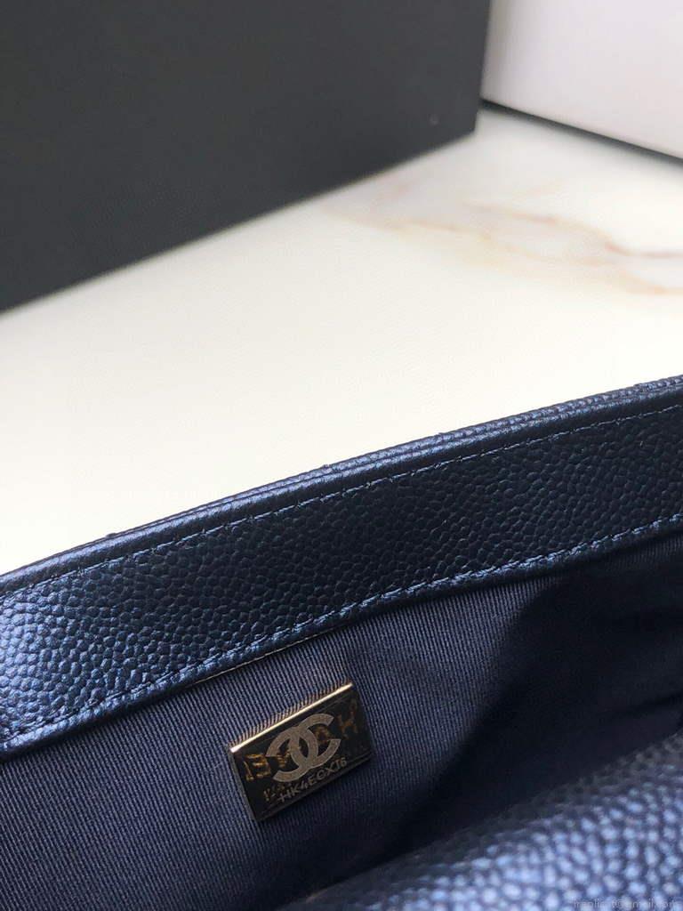 Chanel AS2855 Mini Flap Bag Calfskin Gold Black