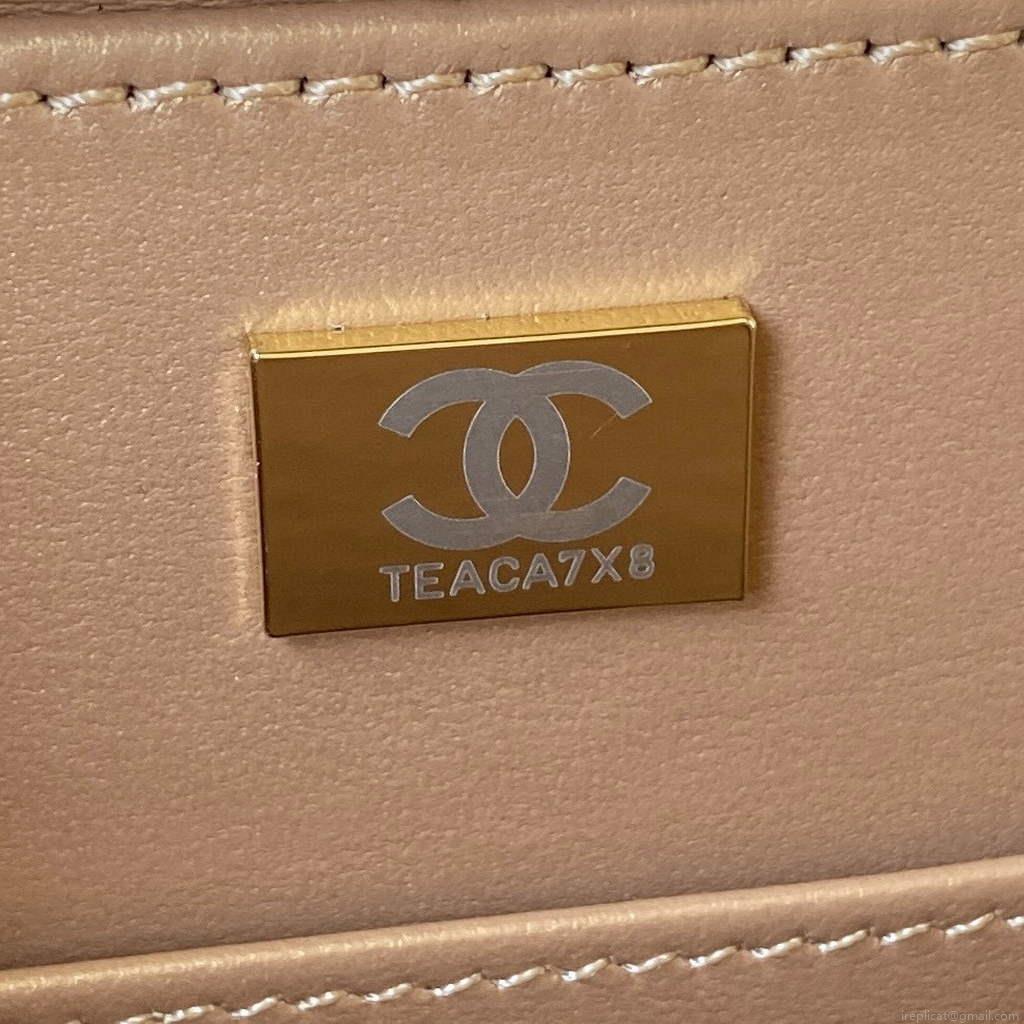 Chanel AS2900 Vanity Case Lambskin White