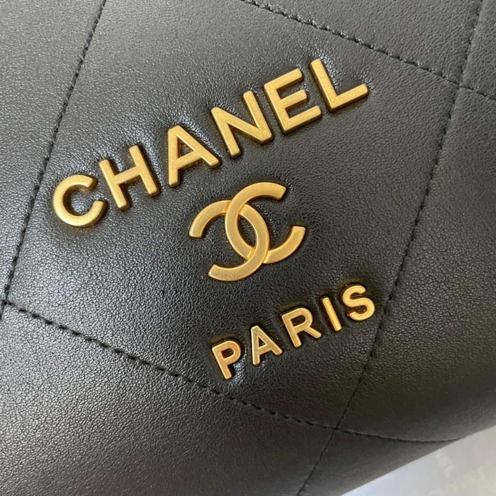 Chanel AS2749 Small Bowling Bag Black