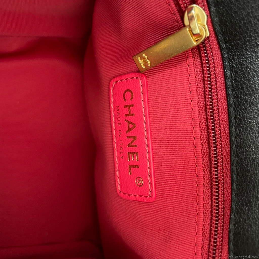 Chanel AS2749 Small Bowling Bag Black