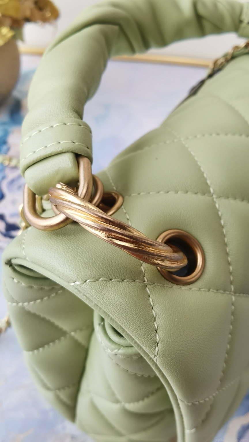 Chanel AS2044 Flap Original Lether Bag Green