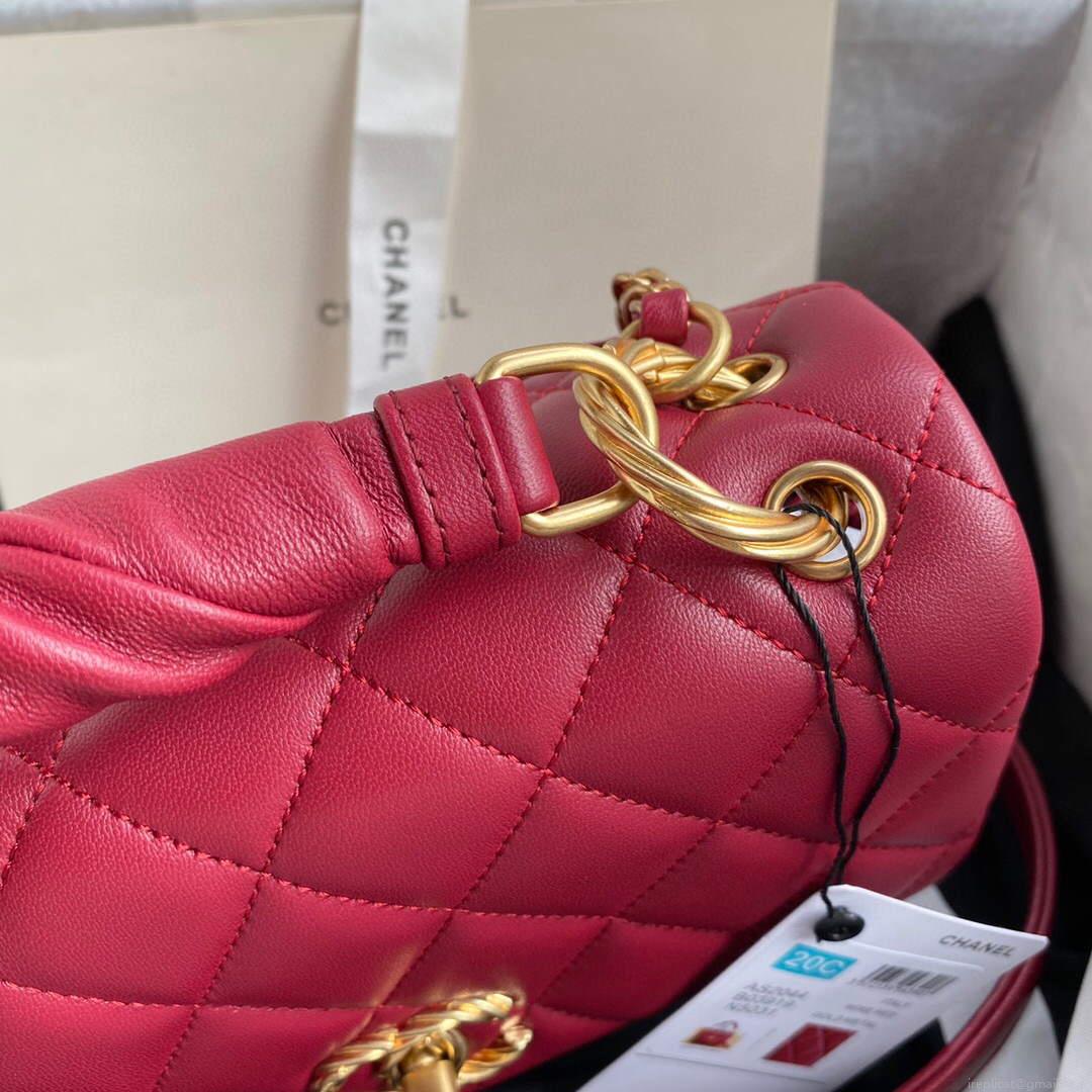 Chanel AS2044 Flap Original Lather Bag Red
