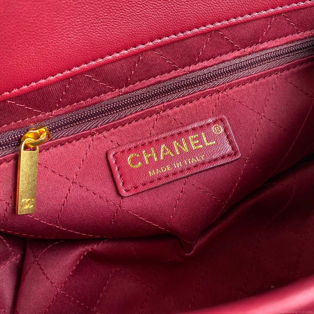 Chanel AS2044 Flap Original Lather Bag Red