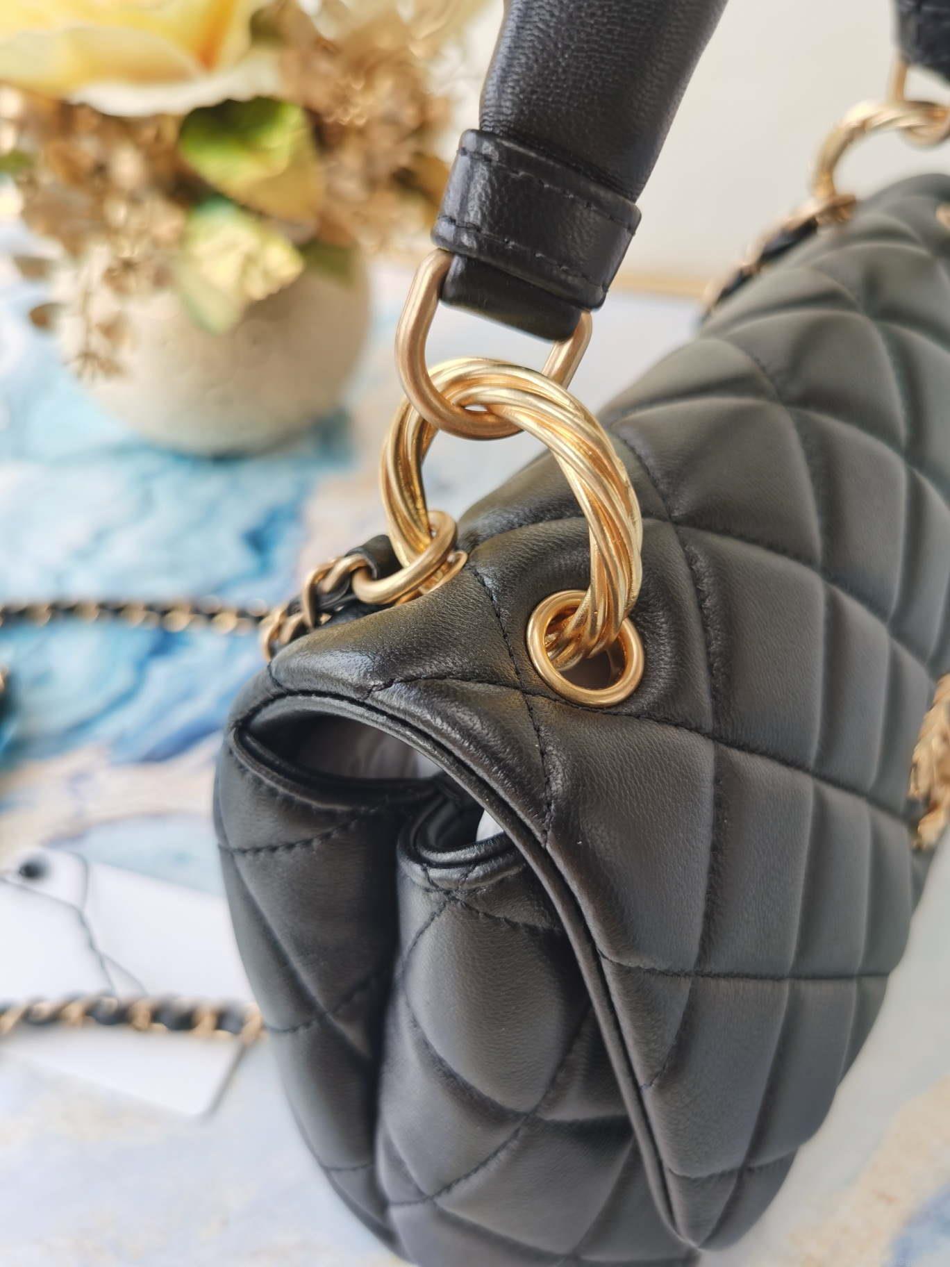 Chanel AS2044 Flap Original Lether Bag Black