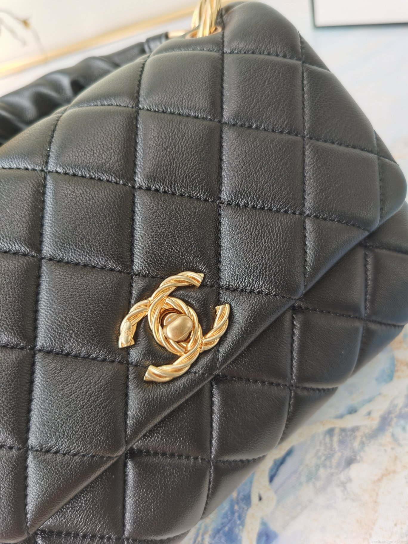 Chanel AS2044 Flap Original Lether Bag Black