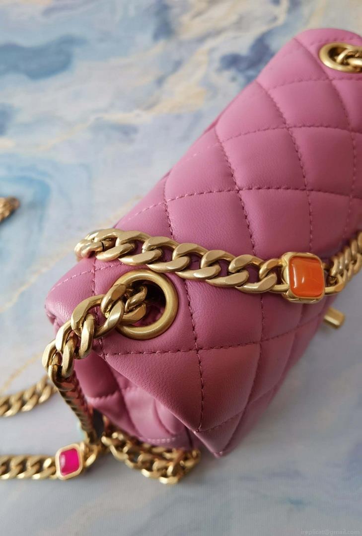 Chanel AS2379 Flap Bag Lambskin B05098 Pink