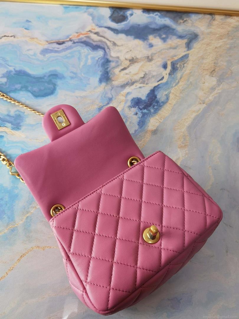 Chanel AS2379 Flap Bag Lambskin B05098 Pink