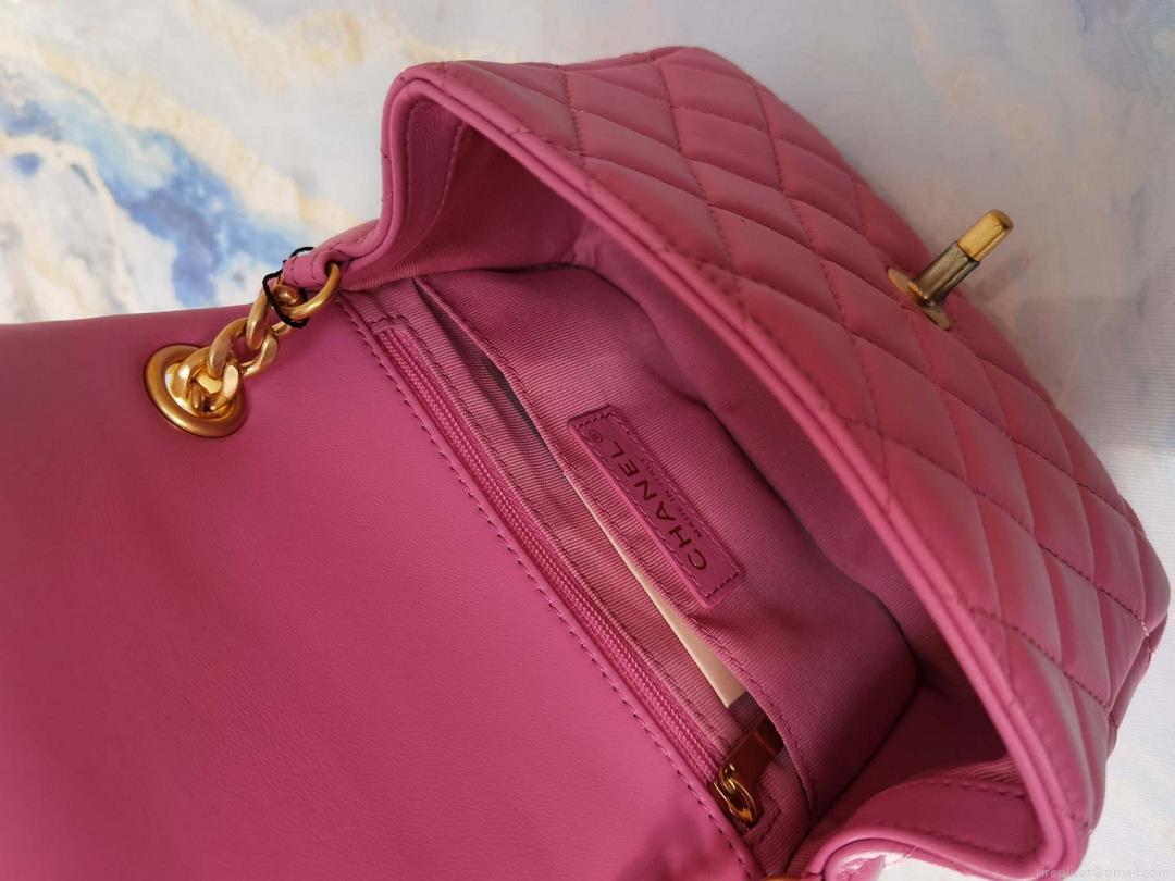 Chanel AS2379 Flap Bag Lambskin B05098 Pink