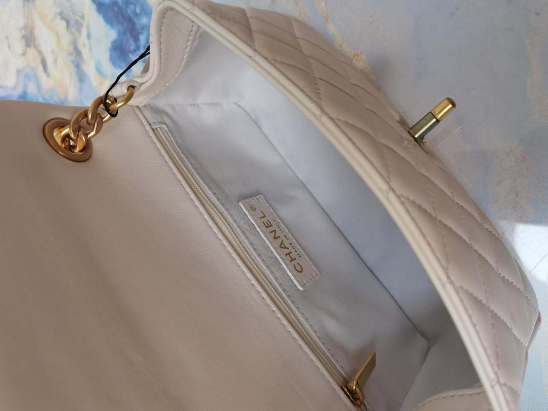 Chanel AS2380 Flap Bag Lambskin B05098 White