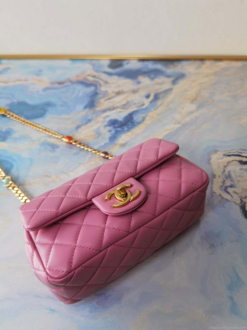 Chanel AS2380 Flap Bag Lambskin B05098 Pink