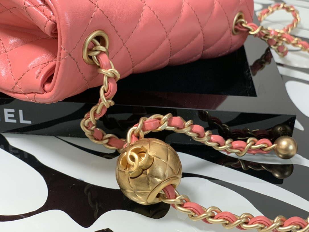 Chanel As1786 Flap Bag NA106 Shoulder Handbag B02916 Lambskin Red