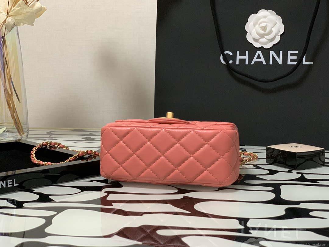 Chanel As1786 Flap Bag NA106 Shoulder Handbag B02916 Lambskin Red