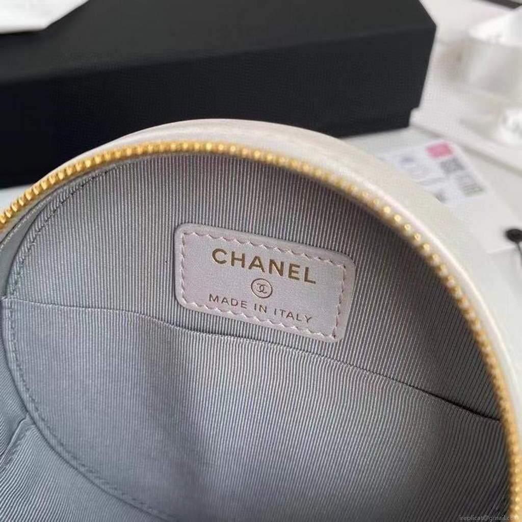 Chanel AP0945 chanel 19 clutch with chain Lambskin Beige