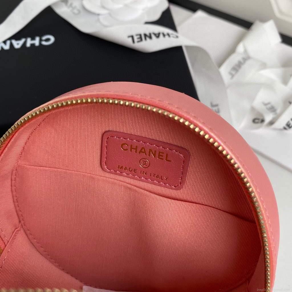 Chanel AP0945 chanel 19 clutch with chain Lambskin Pink