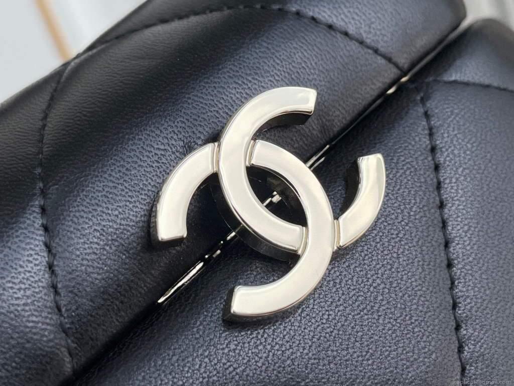 Chanel AS2630 Small Vanity Case Lambskin Black