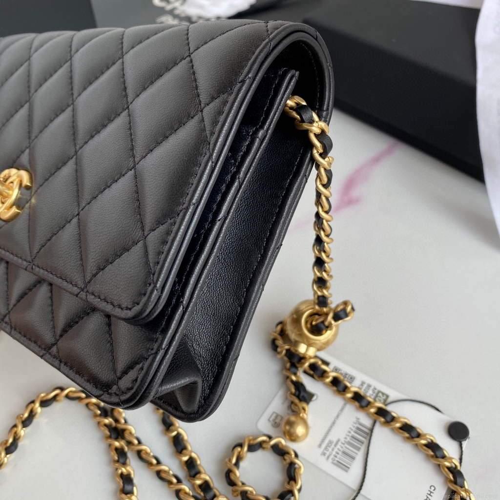 Chanel Wallet on Chain Lambskin AP1450 Black