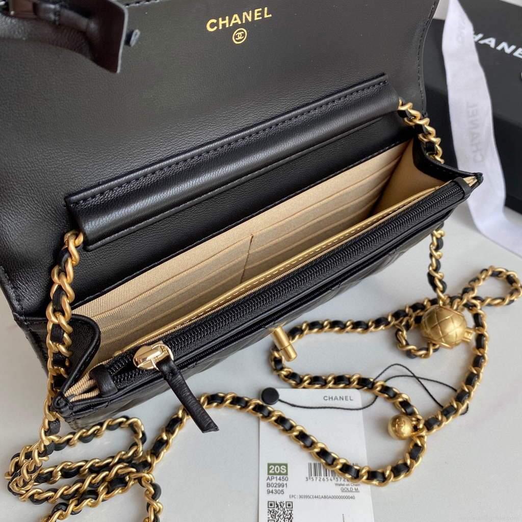 Chanel Wallet on Chain Lambskin AP1450 Black