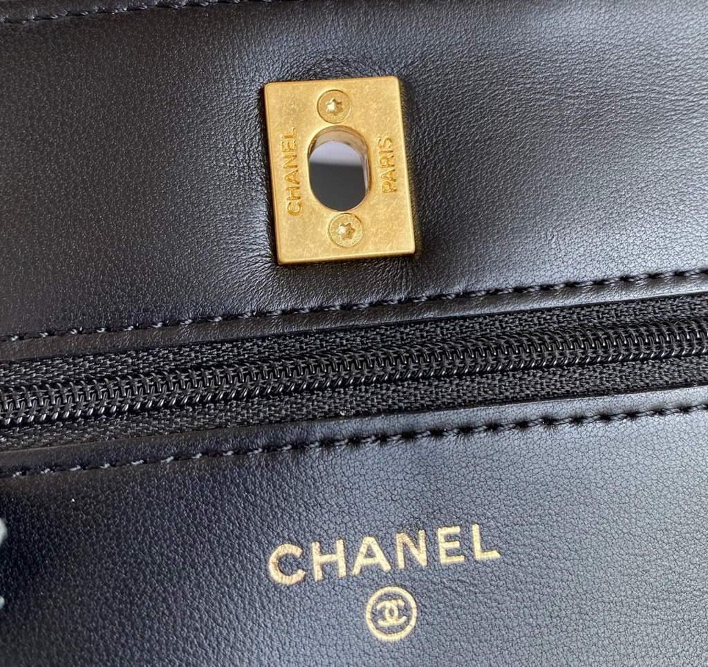 Chanel Wallet on Chain Lambskin AP1450 Black