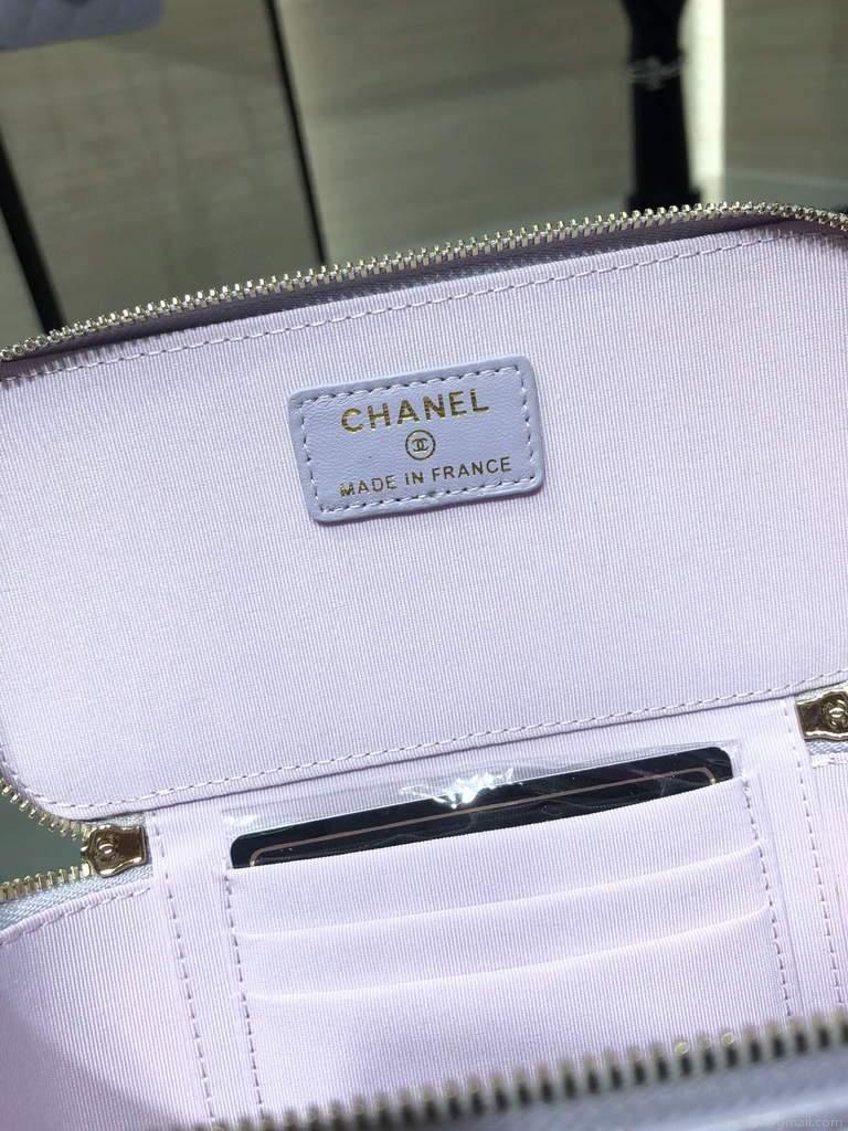 Chanel AP2199 Vanity With Chain Lambskin Gold Tone Light Purple