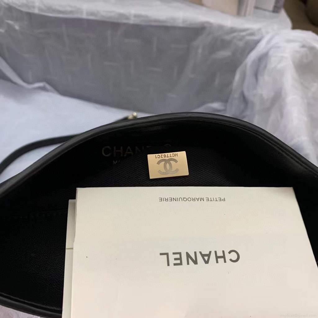 Chanel AS2973 Shopping Bag Calfskin Black