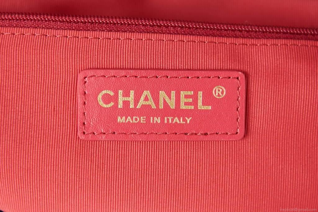 Chanel Shopping Bag Tote AS3261 Black with Glod
