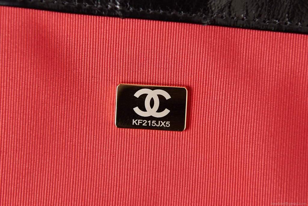 Chanel Shopping Bag Tote AS3261 Black with Glod
