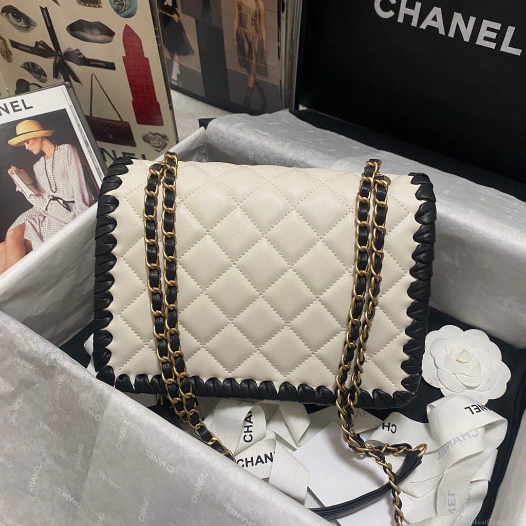 Chanel AS2496 Flap Bag Shoulder Bag Beige