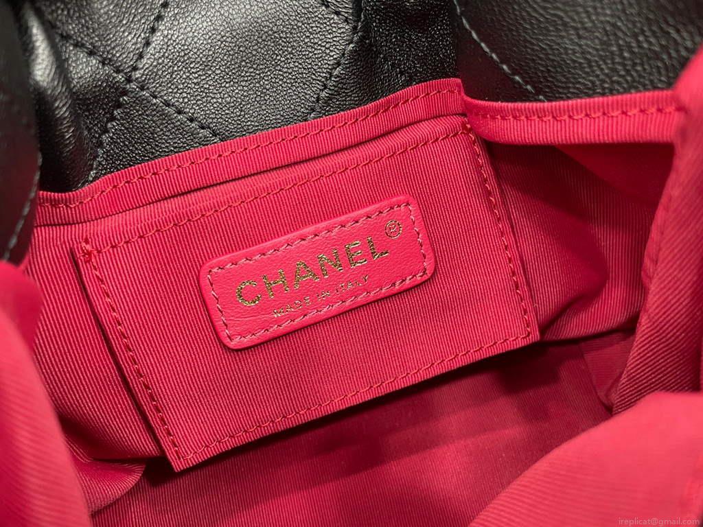 Chanel AS2859 Bucket Bag Lambskin Black