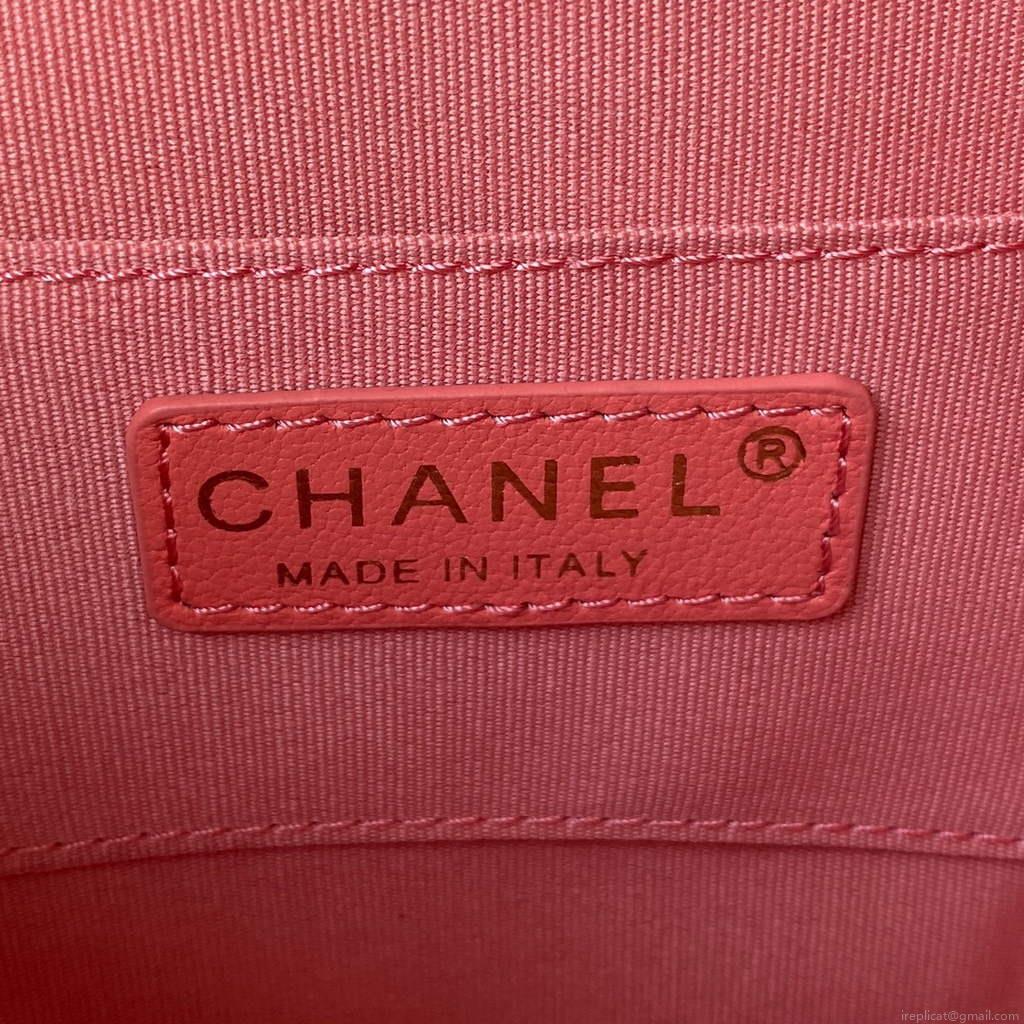 Chanel AS2927 heart clutch with chain Bag AP2784 Lambskin Pink