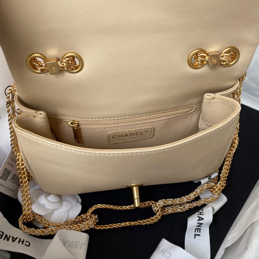 Chanel AS2975 Small Flap Bag Lambskin Aprocit