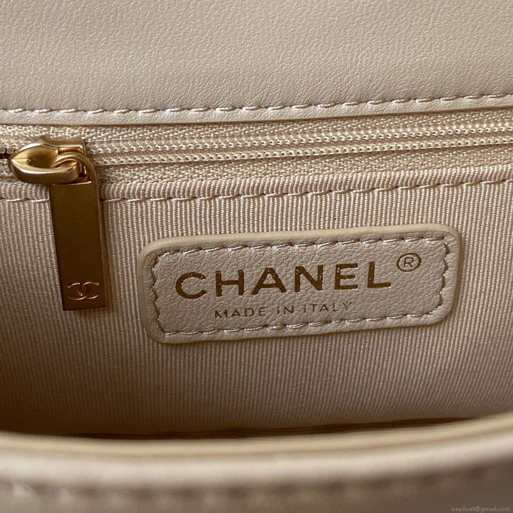 Chanel AS2975 Small Flap Bag Lambskin Aprocit